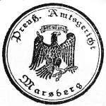 Siegel Preußisches Amtsgericht Marsberg 1934